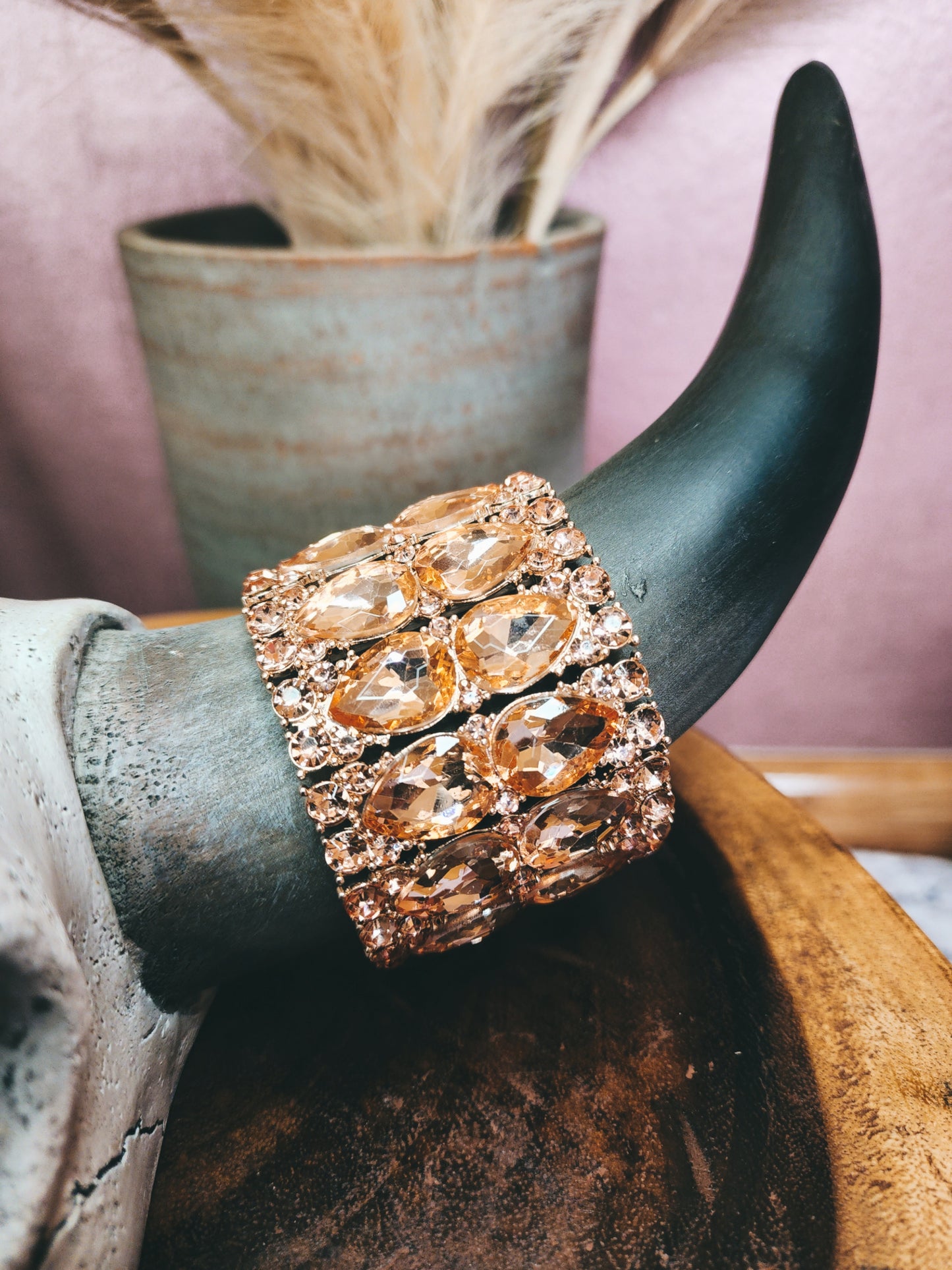 Peach Gold Cuff