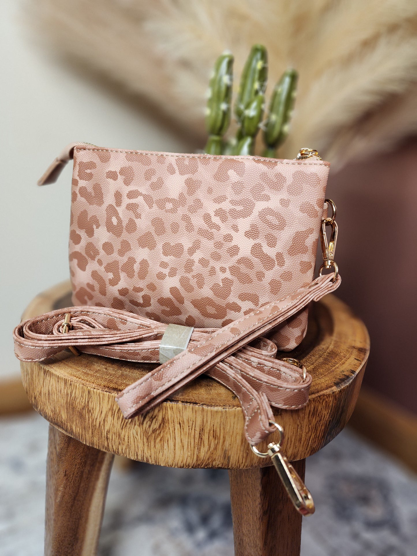 Light Brown Convertible Crossbody