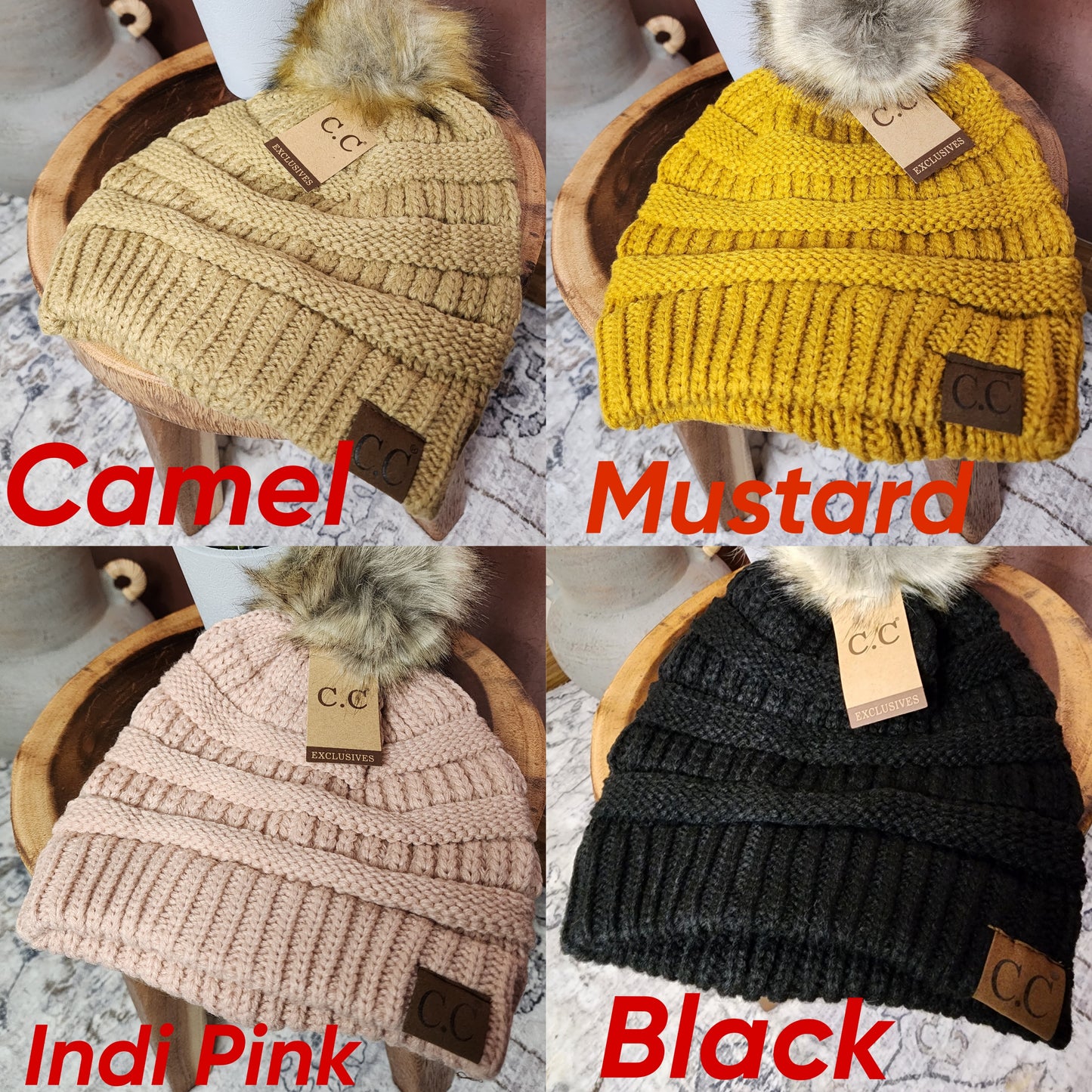 Pom Pom Beanies