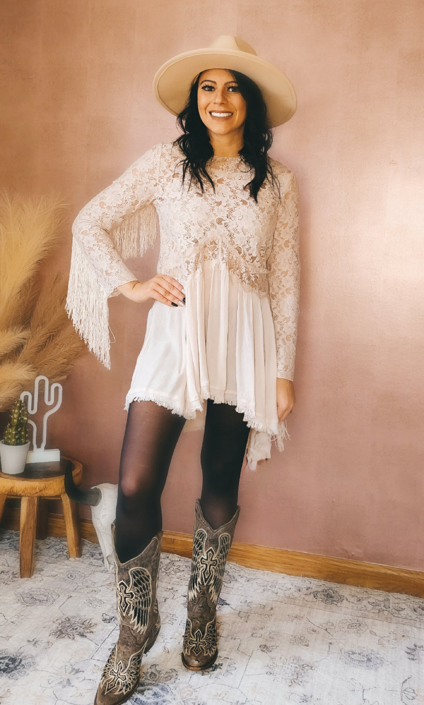 See'ya In Yuma Fringe Dress